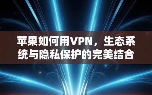 苹果如何用VPN,生态系统与隐私保护的完美结合 苹果如何用VPN,生态系统与隐私保护的完美结合