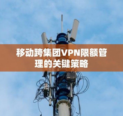 移动跨集团VPN限额管理的关键策略