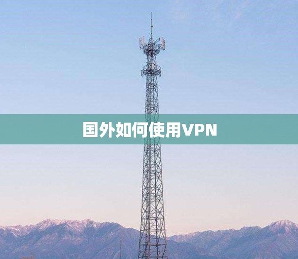 国外如何使用VPN 国外如何使用VPN