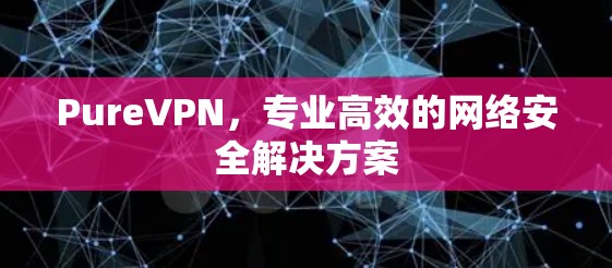 PureVPN,专业高效的网络安全解决方案 PureVPN,专业高效的网络安全解决方案