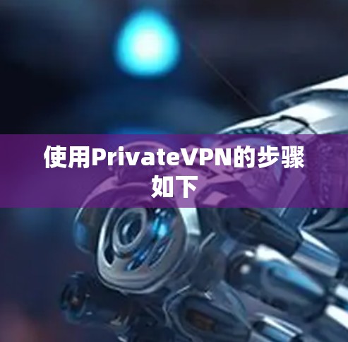使用PrivateVPN的步骤如下 使用PrivateVPN的步骤如下