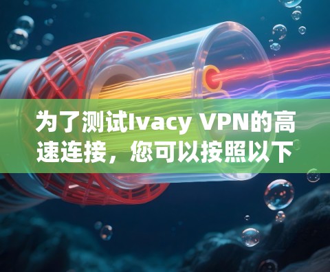 为了测试Ivacy VPN的高速连接,您可以按照以下步骤进行 为了测试Ivacy VPN的高速连接,您可以按照以下步骤进行