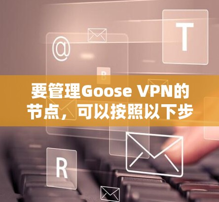 要管理Goose VPN的节点，可以按照以下步骤进行