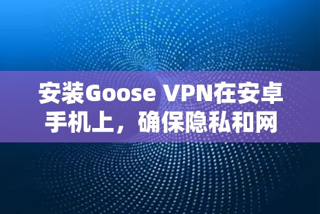安装Goose VPN在安卓手机上，确保隐私和网络安全，可以按照以下步骤进行