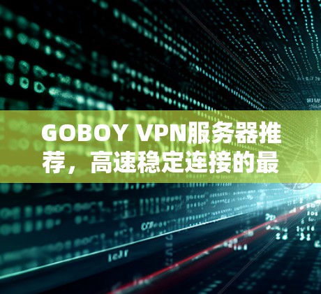 GOBOY VPN服务器推荐,高速稳定连接的最佳选择 GOBOY VPN服务器推荐,高速稳定连接的最佳选择
